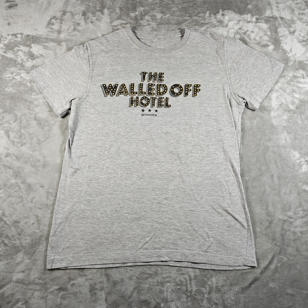 Banksy The Walled Off Hotel Shirt Mens Large Bethlehem Palestine Graffiti Art